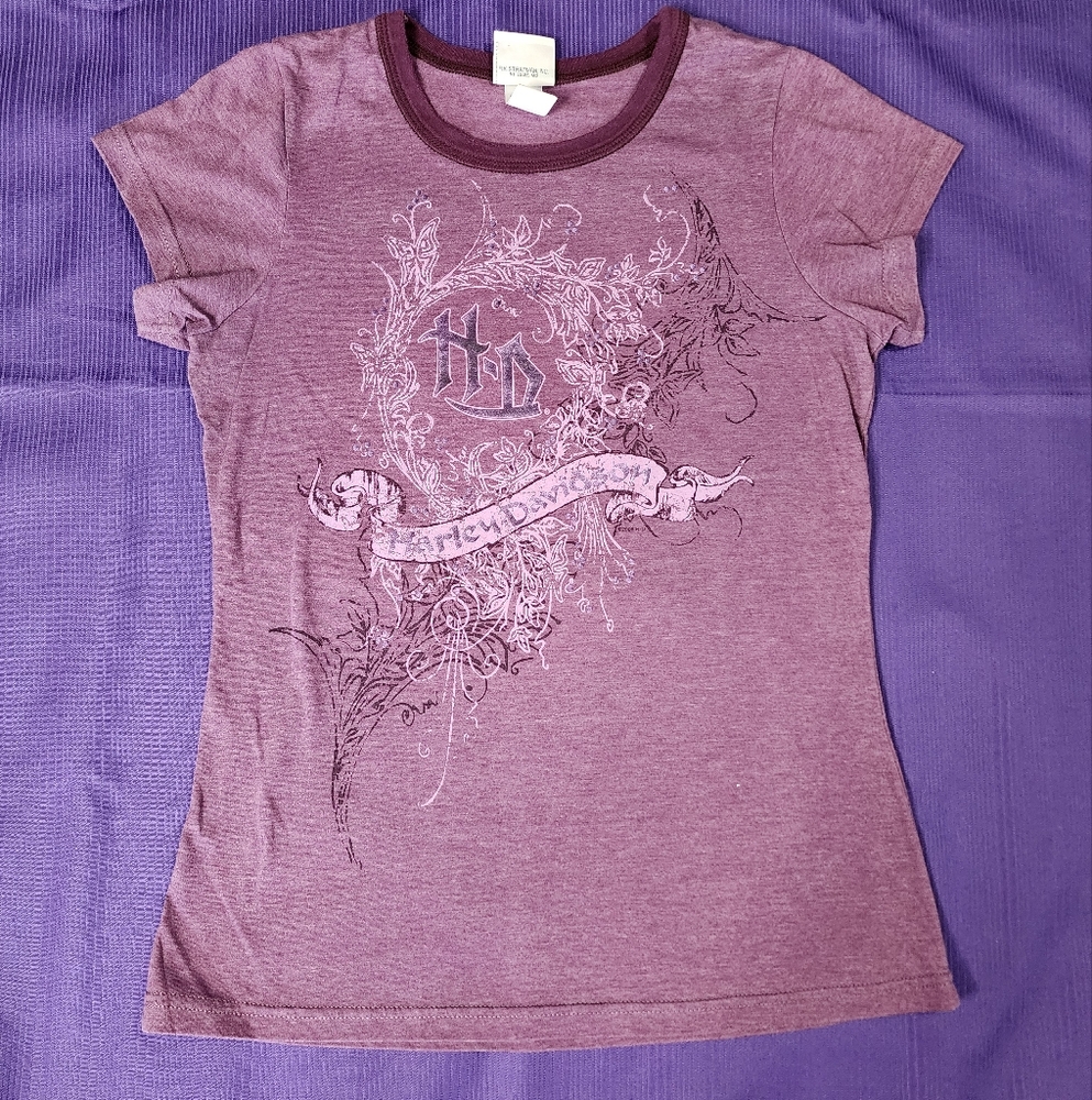 Harley-Davidson Women's Short Sleve Tee Size Large